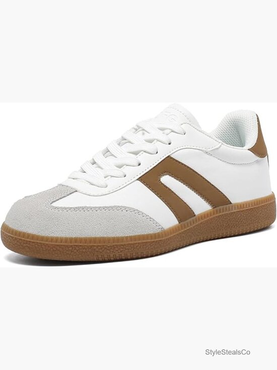Shoes - Retro Lace Detail Walking Sneakers - Fashion Shoes